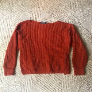 French Connection Long-Sleeve Boatneck Sweater Size S